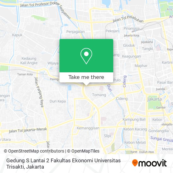 Gedung S Lantai 2 Fakultas Ekonomi Universitas Trisakti map