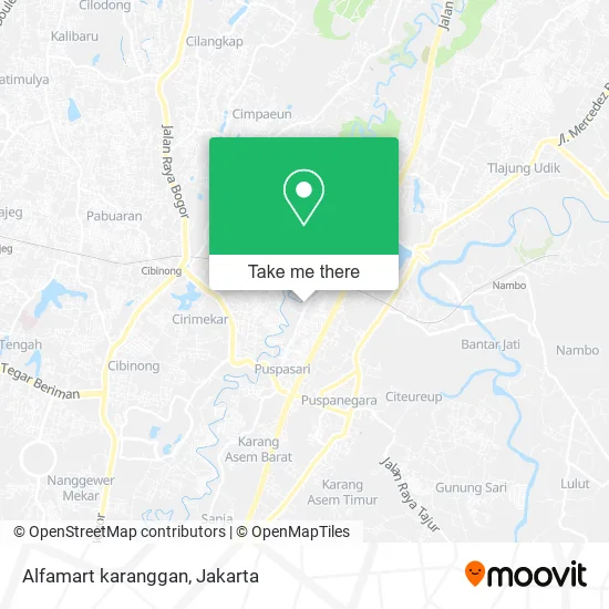 Alfamart karanggan map