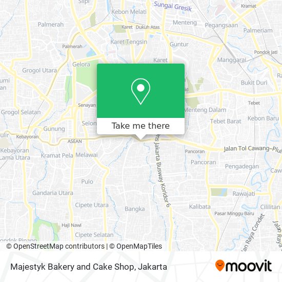 Majestyk Bakery and Cake Shop map