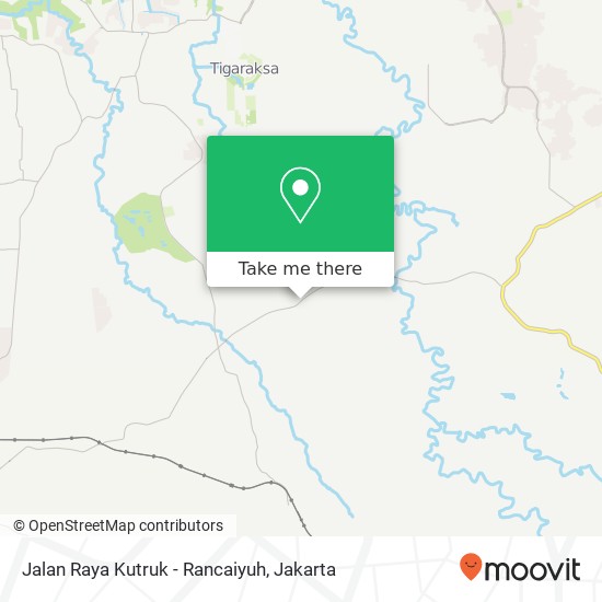 Jalan Raya Kutruk - Rancaiyuh map