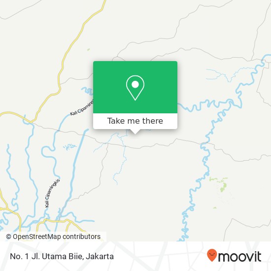 No. 1 Jl. Utama Biie map