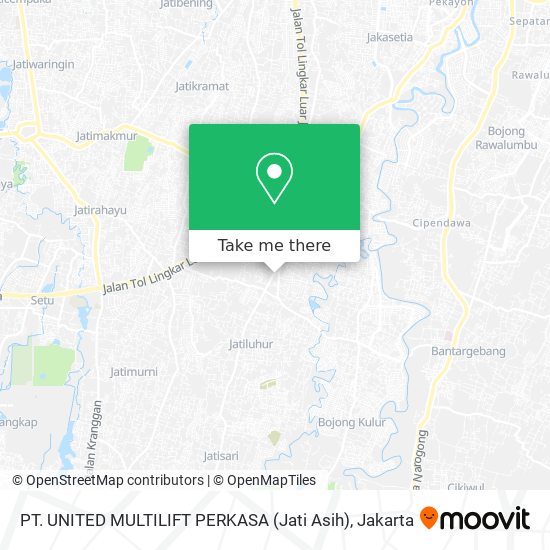 PT. UNITED MULTILIFT PERKASA (Jati Asih) map
