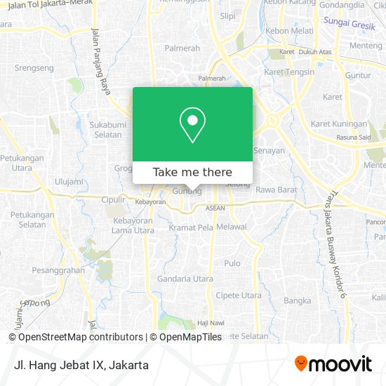 Jl. Hang Jebat IX map