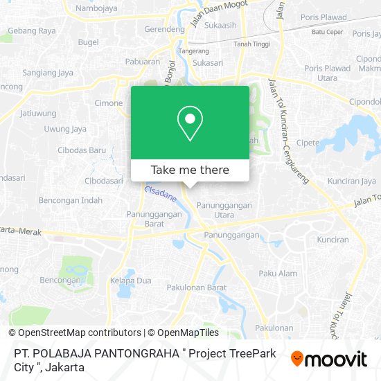 PT. POLABAJA PANTONGRAHA " Project TreePark City " map
