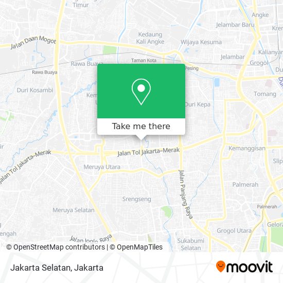 Jakarta Selatan map