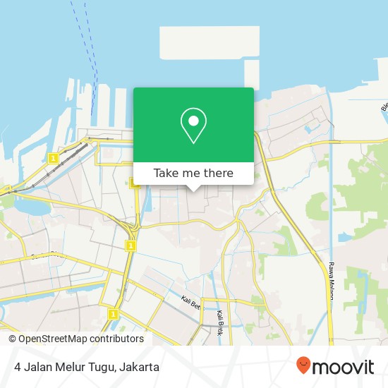 4 Jalan Melur Tugu map