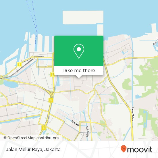 Jalan Melur Raya map