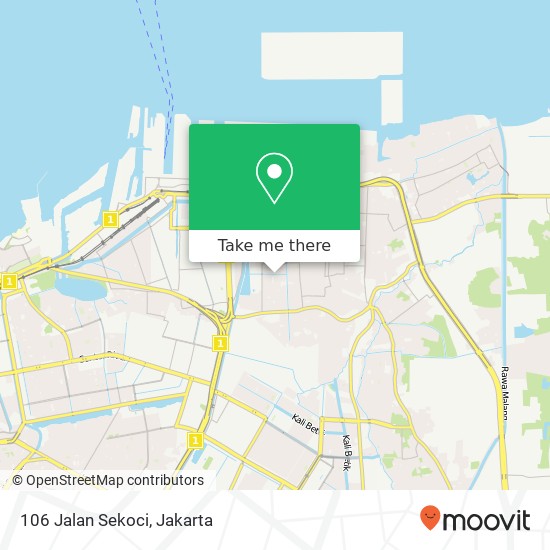 106 Jalan Sekoci map