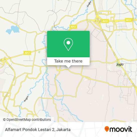 Alfamart  Pondok Lestari 2 map