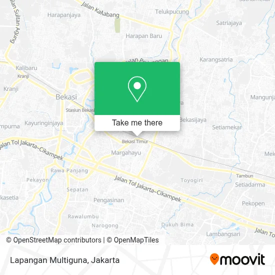 Lapangan Multiguna map