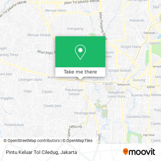 Pintu Keluar Tol Ciledug map