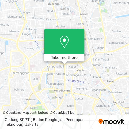 Gedung BPPT ( Badan Pengkajian Penerapan Teknologi) map