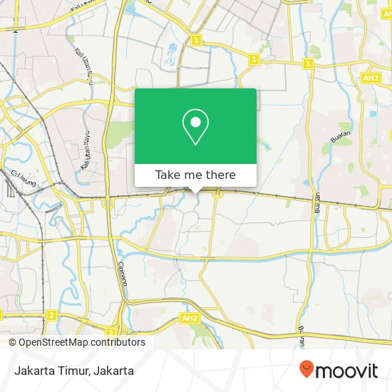 Jakarta Timur map