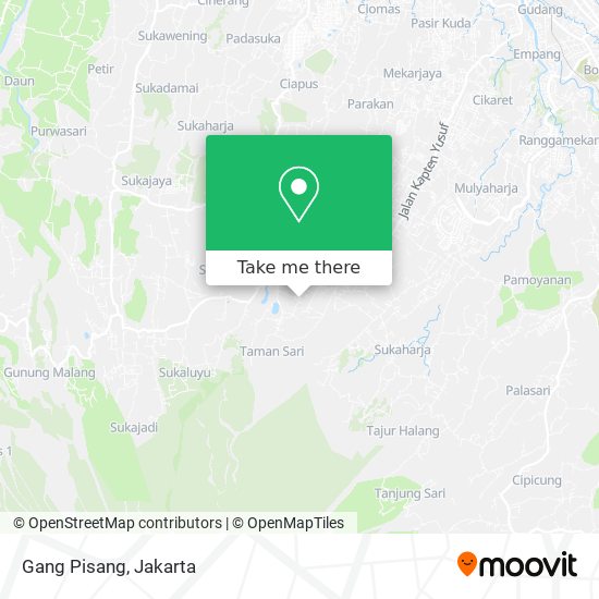 Gang Pisang map