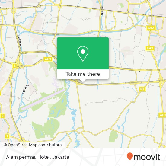 Alam permai. Hotel map