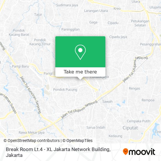 Break Room Lt.4 - XL Jakarta Network Building map