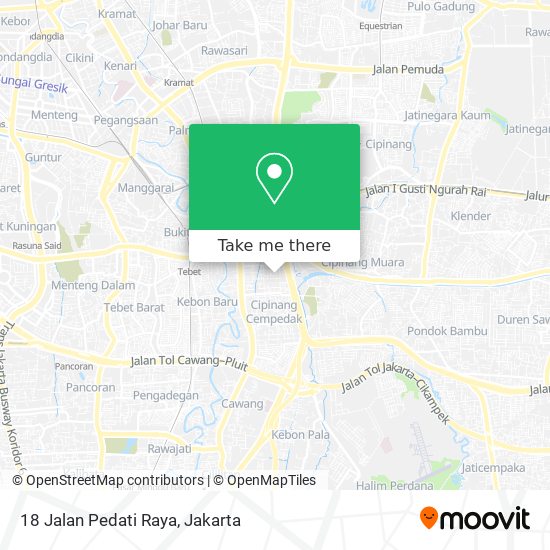 18 Jalan Pedati Raya map