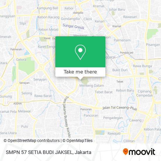 SMPN 57 SETIA BUDI JAKSEL map
