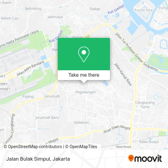 Jalan Bulak Simpul map