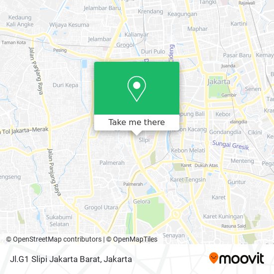 Jl.G1 Slipi Jakarta Barat map