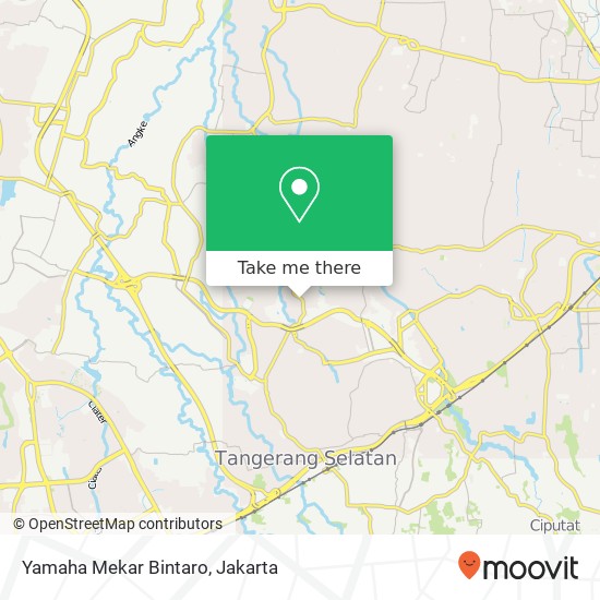 Yamaha Mekar Bintaro map