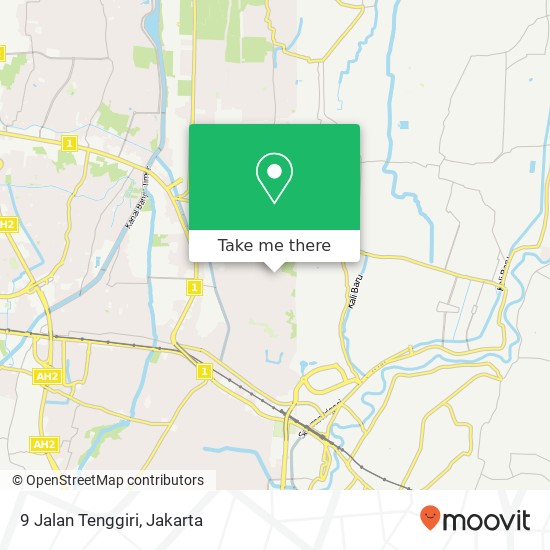 9 Jalan Tenggiri map