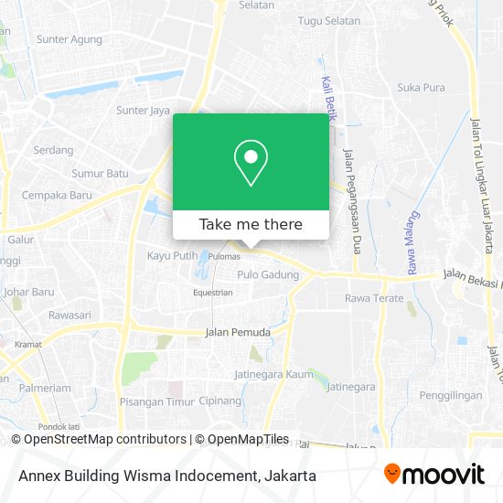 Annex Building Wisma Indocement map