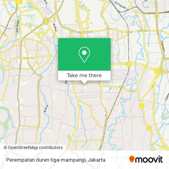 Perempatan duren tiga-mampangi map