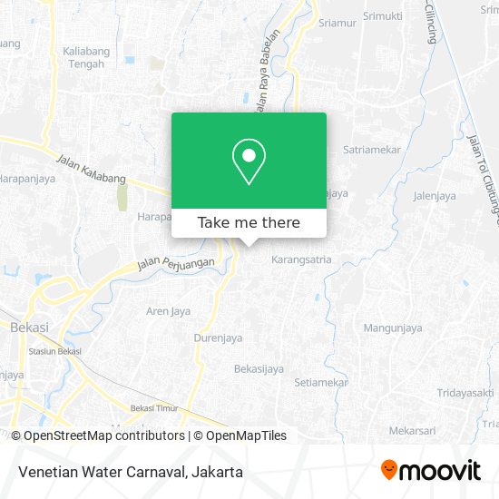 Venetian Water Carnaval map