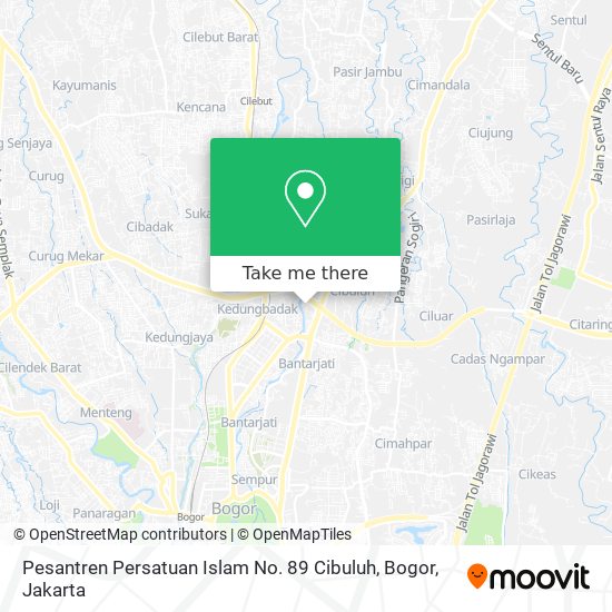 Pesantren Persatuan Islam No. 89 Cibuluh, Bogor map
