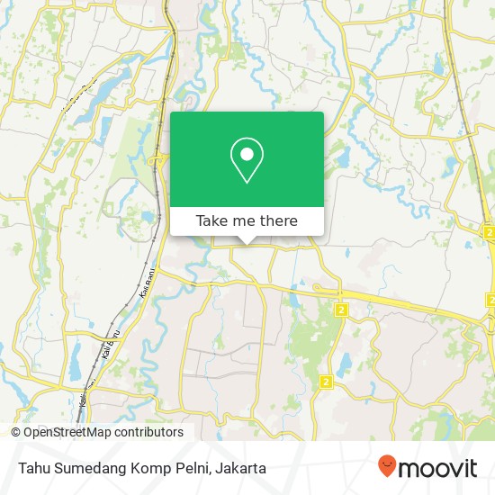 Tahu Sumedang Komp Pelni map