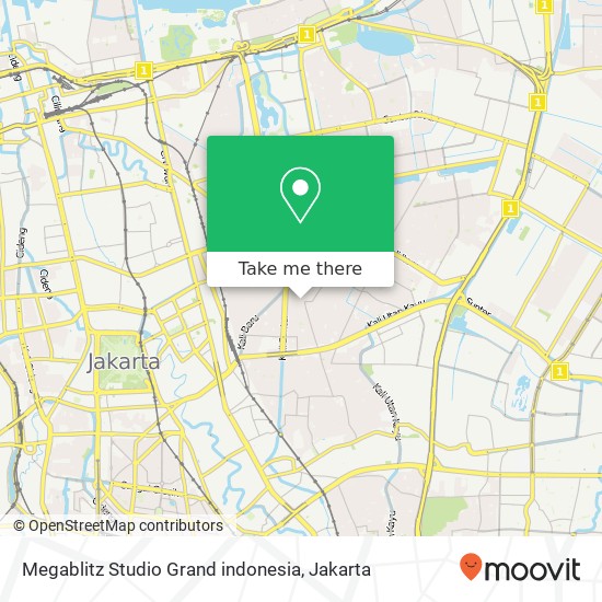 Megablitz Studio Grand indonesia map