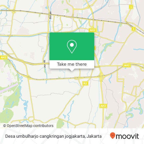 Desa umbulharjo cangkringan jogjakarta map