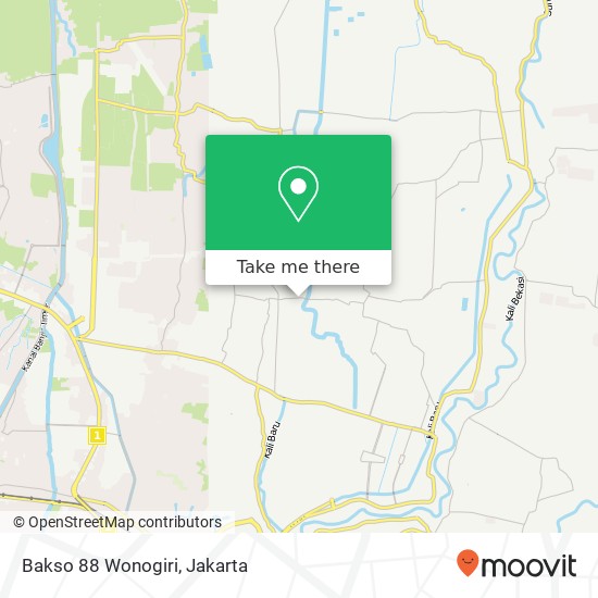 Bakso 88 Wonogiri map