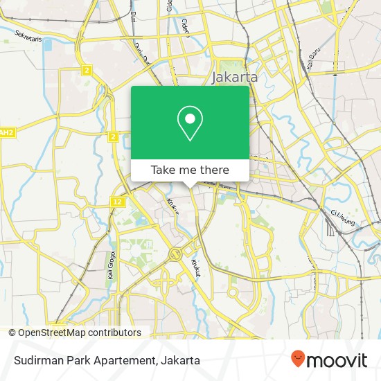 Sudirman Park Apartement map
