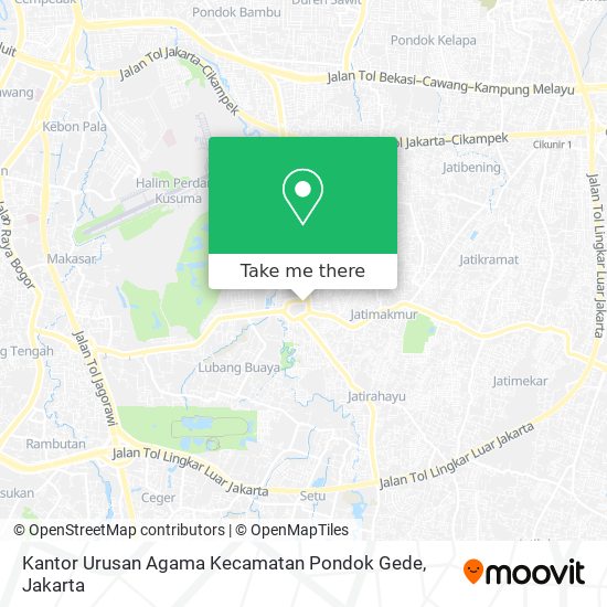 Kantor Urusan Agama Kecamatan Pondok Gede map