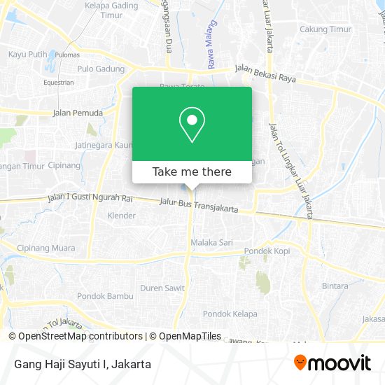 Gang Haji Sayuti I map