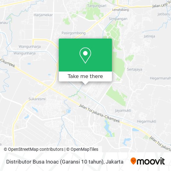 Distributor Busa Inoac (Garansi 10 tahun) map