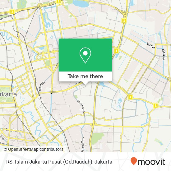 RS. Islam Jakarta Pusat (Gd.Raudah) map