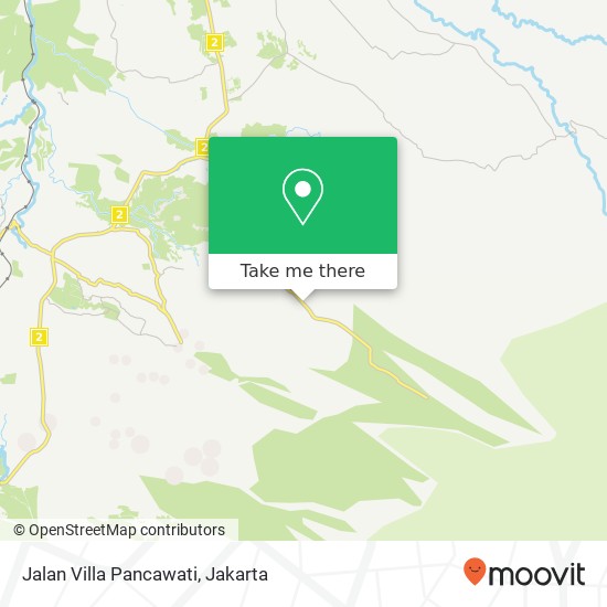 Jalan Villa Pancawati map