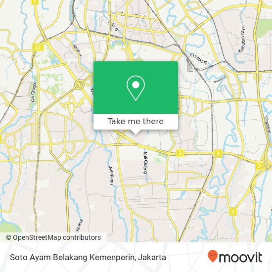 Soto Ayam Belakang Kemenperin map