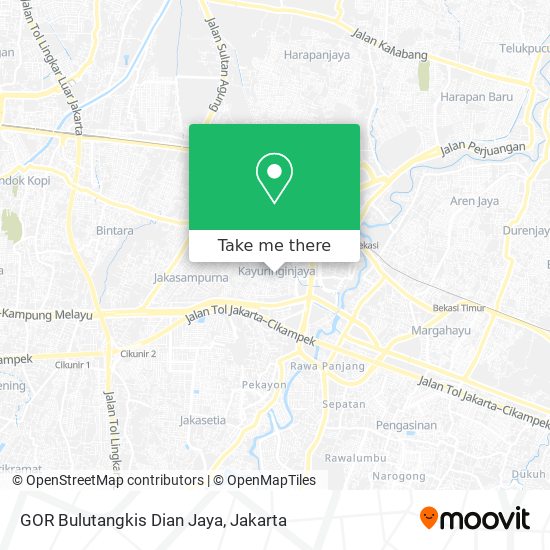 GOR Bulutangkis Dian Jaya map