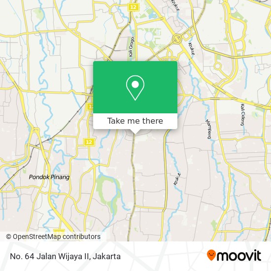 No. 64 Jalan Wijaya II map