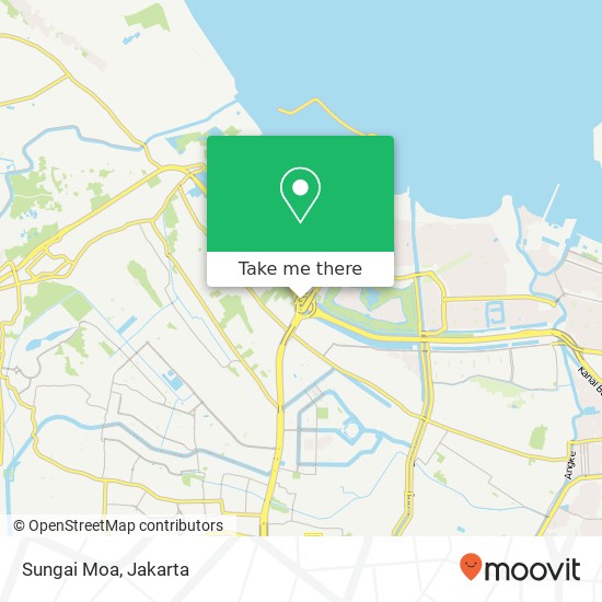 Sungai Moa map