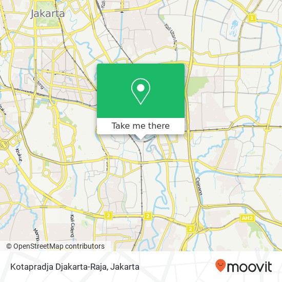 Kotapradja Djakarta-Raja map