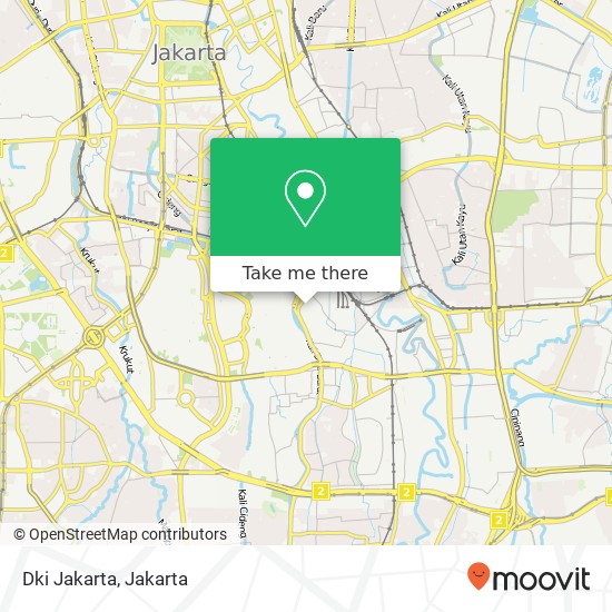 Dki Jakarta map