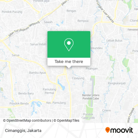 Cimanggis map