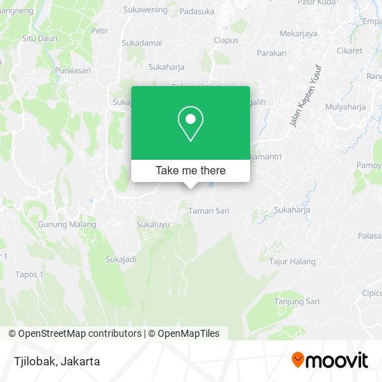 Tjilobak map