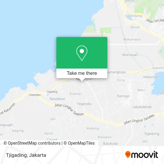 Tjigading map