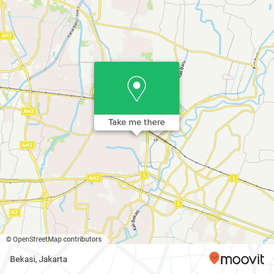 Bekasi map